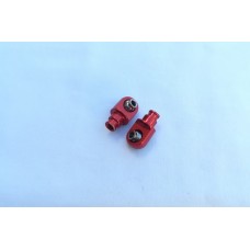 Bottom Shock Cap RED - 2Pcs | Rovan Sports
